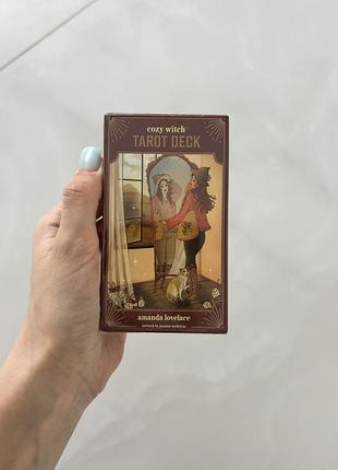 Таро затишної відьми (cozy witch tarot — andrews mcmeel) — нова в плівці