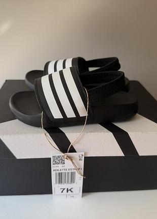Adidas adilette estrap i дитячі шльопанці  нові, оригінал adidas.