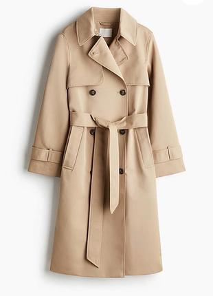 Пісочний оверсайз тренч h&m
