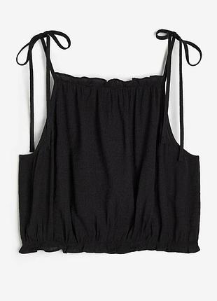 Топ жіночий чорний h&m xs/s
