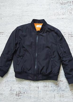 Теплый, влагозащитный бомбер, 
6-8 лет, 122-128 см, h&amp;m