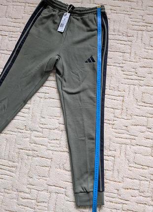 Оригинальные мужские прерывные брюки adidas essentials 3-stripes fleece pants