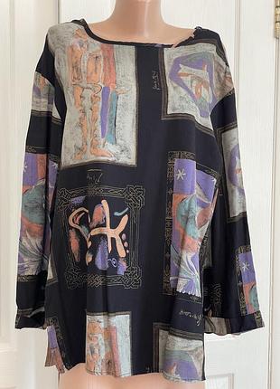 Вінтажна блуза бренд brittany nicole розмір 2xl-3xl
