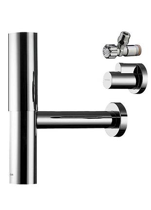Сифон для умывальника axor flowstar design, хром (51304000)