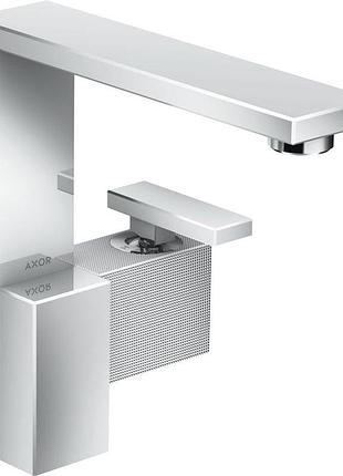 Смеситель для умывальника axor edge 190 push-open, с алмазной огранкой, хром (46021000)