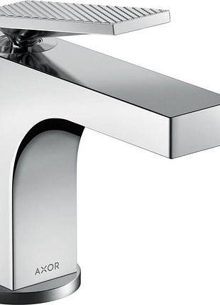 Смеситель для умывальника axor citterio 90 lever rhombic cut pop-up, chrome (39001000)