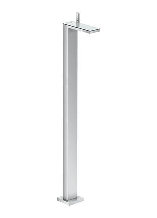 Смеситель для умывальника напольный axor myedition chrome с накладкой, хром/зеркальное стекло (47040000)