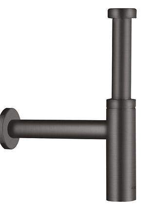 Сифон для умивальника axor flowstar, brushed black chrome (51305340)