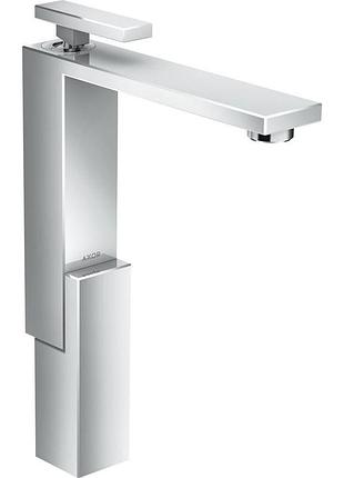 Смеситель для умывальника axor edge 280 push-open, хром (46030000)
