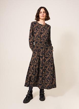 Котонова подовжена сукня white stuff р.14uk,xl