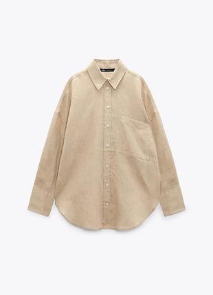 Сорочка з льону zara