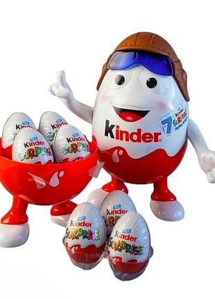Кіндер кіндеріно  пілот 7 яєць kinder ferrero кіндер гігантський