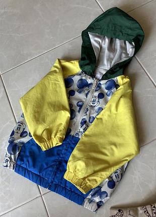 Вітровка куртка 86-92р zara міккі маус