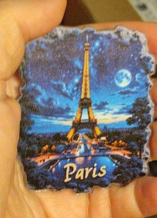 Магнит на холодильник акрил paris франция париж