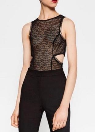 Бесподобная  боди- майка  zara