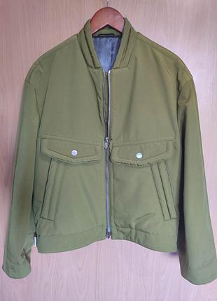 Оригинальная женская (unisex) куртка-бомбер hermès blouson (размер 48/m)