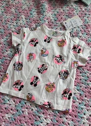 Футболка mickey mouse disney, kiabi, 9-12 міс