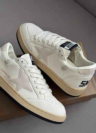 Golden goose white beige