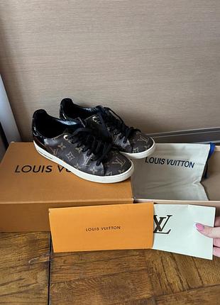 Жіночі кеди louis vuitton frontrow y фірмовому забарвленні з монограмою