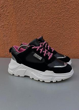 Оригінальні жіночі кросівки versace jeans couture 39-40 розмір 25 см