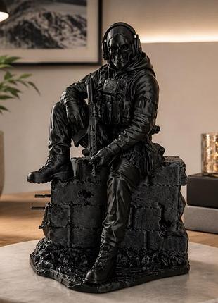 Фігурка «ghost» – тактичний боєць на руїнах | декор, подарунок