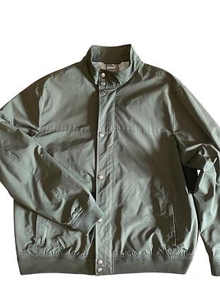 Чоловіча демісезонна куртка бомбер marks & spencer (m&s) | xl - 2xl reg | хакі / оливкова