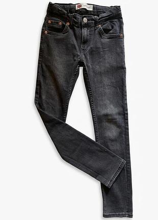 Джинси levi's 510 skinny для хлопчика | 10 років (10a) / 140 см | чорні / графітові