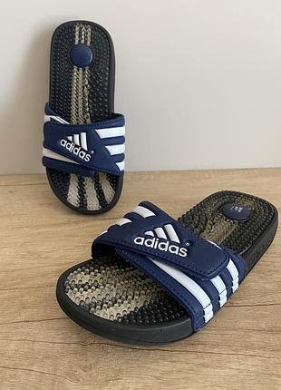 Унісекс масажні шльопанці adidas adissage | сланці з шипами | р. 37 - 38 (устілка 24 см)
