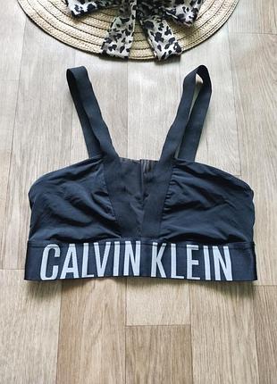Эффектный бюстгальтер топ верх от купальника s/m calvin klein