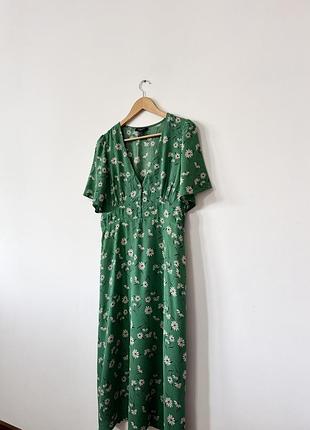 Міді плаття з натуральної тканини new look🌿