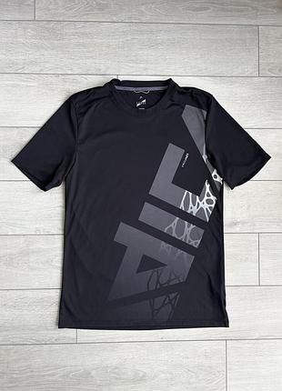 Чоловіча чорна спортивна футболка хеад head vision radical size l л розмір майка джерсі з великим сірим графічним принтом оригінал