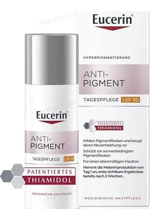 Крем для обличчя eucerin anti-pigment spf30 денний депігментуючий
