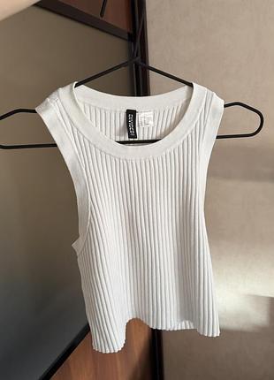 Білий топ, h&m