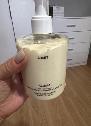 Рфумований лосьйон для рук і тіла arket album hand & body lotion