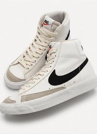 🔥легендарные кожаные блейзеры, кроссовки иnike blazer mid 77 36,5 (23,5 см).
