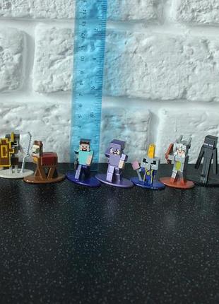 Металлические фигурки jada toys minecraft nano metalfigs