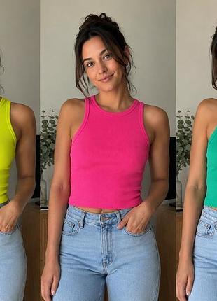 Топы в рубчик размер хс-с zara h&m