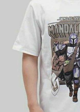 Зоряні війни, сіра чоловіча футболка george бавовняна з принтом mandalorian "мандалорцю",