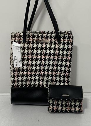 Сумка з гаманцем брелком nine west