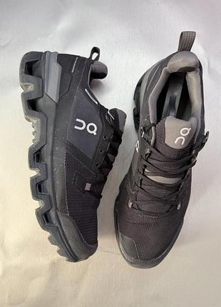 Кроссовки on cloudwander waterproof black 3