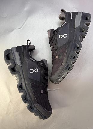 Кроссовки on cloudwander waterproof black 4
