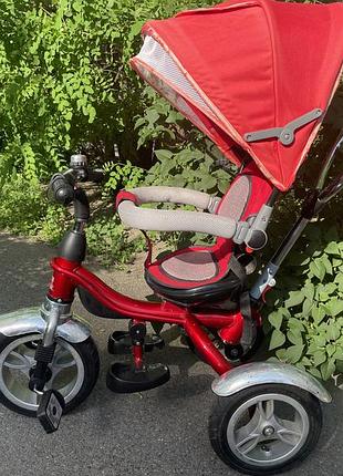 Триколісний велосипед   maxi trike з великими надувними колесами