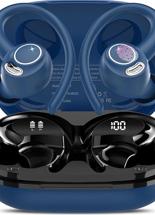 Беспроводные спортивные наушники jesebang yt-18 синие