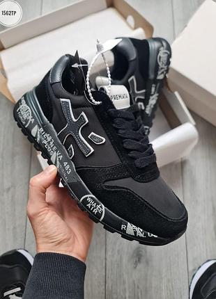 Чоловічі кросівки premiata mick black/gray