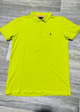 Чоловіча стрейчева футболка поло easy est 1973, розмір м slim fit.