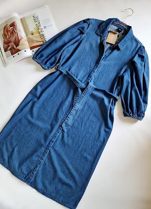 Vero moda класна джинсова тонка сукня р 38 м на кнопках