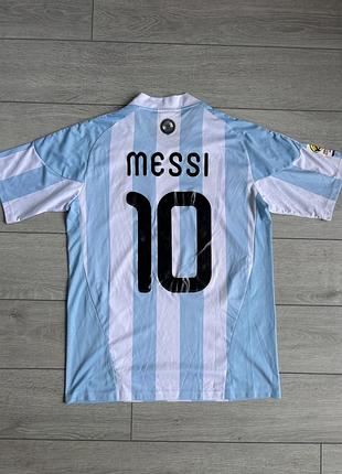 Футбольная джерси футболка майка лионель месси сборная аргентина lionel messi argentina football soccer jersey size xl хл размер