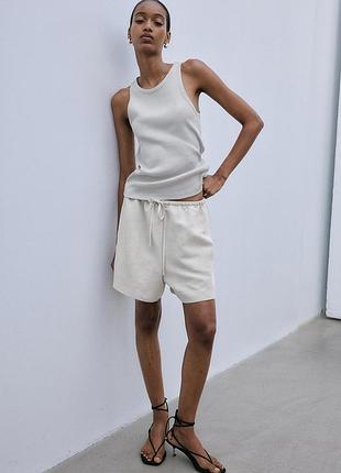 Легкі лляні шорти h&m