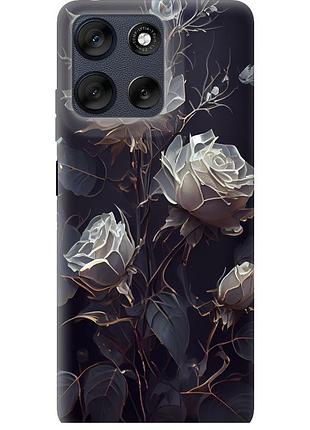 Чехол силиконовый на телефон motorola moto g56 розы 2 "5550u-4124-58250"