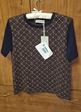 Нова футболка trussardi monogram/s